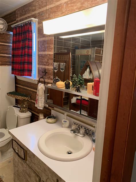 Amanti art narrow dove greywash bathroom vanity wall mirror reg. Pin by Renee Smalley on Cabin | Framed bathroom mirror ...