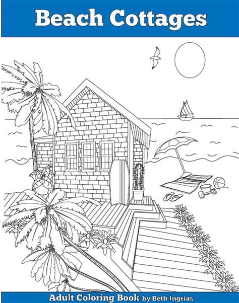 [PDF] Beach Cottages Adult Coloring Book - telone