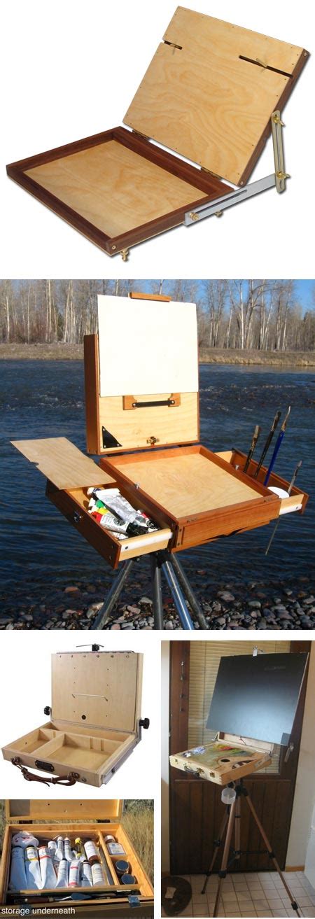 Diy pochade box i made from an old cigar box for plein air painting very easy and cheap to build how to make a simple pochade box or painter's box for less than $40. Pochade boxes (update 2012) - Lines and Colors