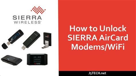 How To Unlock Sierra Aircard Ac754s Modemrouter Youtube