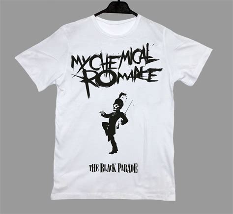 My Chemical Romance The Black Parade White T Shirt Metal And Rock T