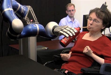 Paralyzed Woman Moves Robotic Arm With Her Thoughts The Washington Post