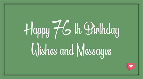 Best Happy 76th Birthday Wishes Bdaywishesmsg