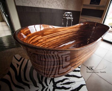 To get started with this i faced glued pieces of plywood into about cubes that are about 10. Custom bathtubs built in maple, walnut, and oak ...