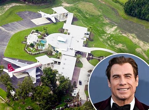 John Travolta House Known Unknowns Police Truck Celebrity Houses Mount Rushmore Around The