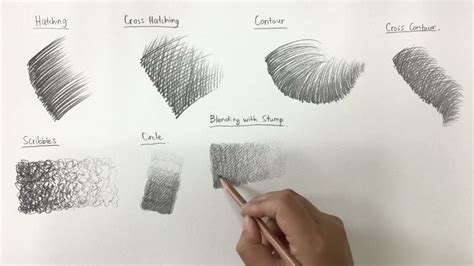 Pencil Drawing Techniques Youtube