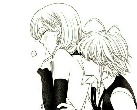 Pin By Lucy Heartfiliia On Elizabeth And Meliodas Romantic Anime