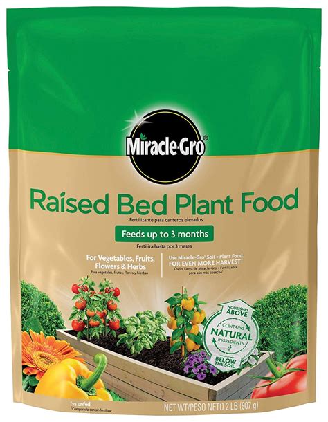 Miracle Gro 3330110 Raised Bed Plant Food 2 Lbs Toolbox Supply