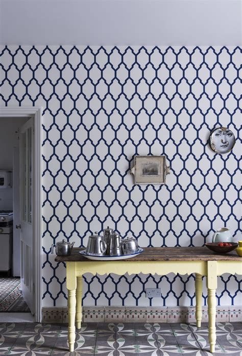 The enigma wallpaper comes in a variety of colour ways. Wallpaper Wednesday: NEW Wallpaper Range from Farrow and ...