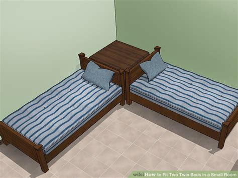 How To Fit Two Twin Beds In A Small Room Wikihow