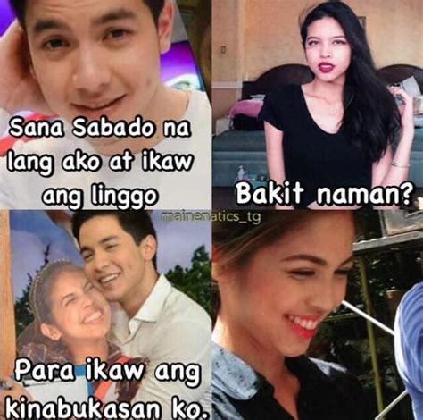 Look Funny Aldub Memes With Pickup Lines When In Manila