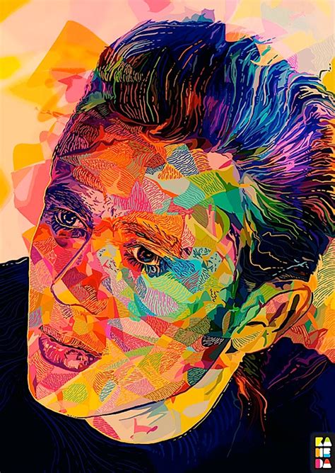 Abstract Colors Portraits By Alessandro Pautasso
