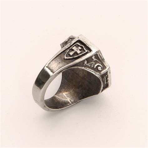 Knights Templar Ring Templar With Maltese Cross Signet Museum Replicas