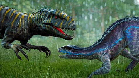 Jurassic World Evolution Indoraptor Gen 2 Vs Indominus Rex Gen 2