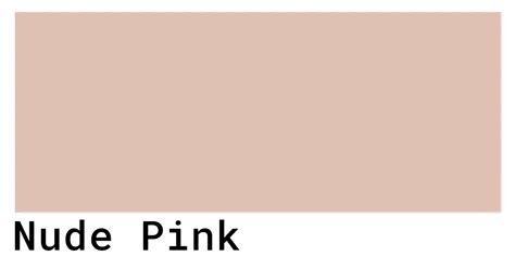 Nude Pink Color Codes The Hex RGB And CMYK Values That You Need