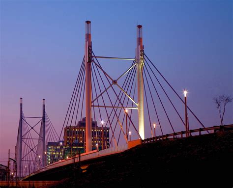 Nelson Mandela Bridge Johannesburg South Africa Cable Stayed Bridge