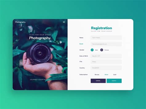 Signup Or Login Page Uiux Design Template Uplabs