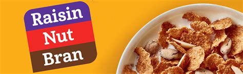 Raisin Nut Bran Breakfast Cereal Excellent Source Fiber 208 Oz Pack