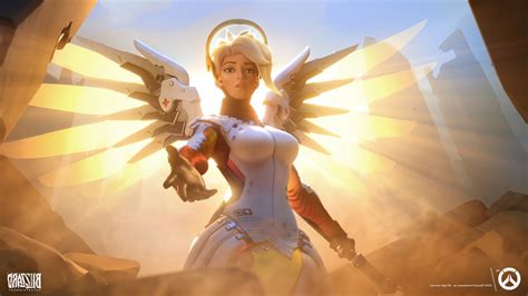 2048x1152 Mercy Overwatch 2048x1152 Resolution Hd 4k Wallpapers Images