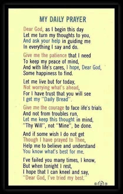 11 Best My Daily Prayer Images In 2020 Daily Prayer Prayer Quotes