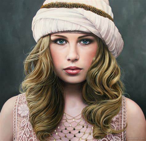 Woman Realistic Painting 6 Full Image