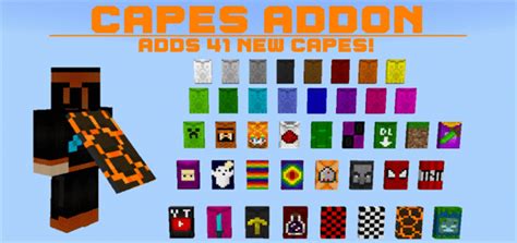 Wearable Cape Banners Addon Mcpe Addonsmcpe Mods And Addons