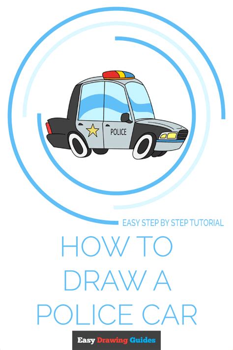 How To Draw A Police Car Really Easy Drawing Tutorial Drawing