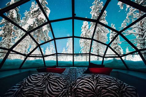 Kakslauttanen Arctic Resort Lapland Glass Igloo Hotel — Out Of Office