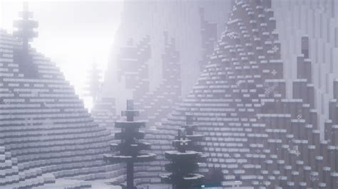 Minecraft Snowy Taiga Wallpaper