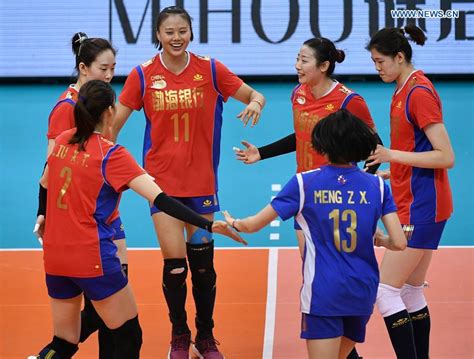 2019 asian women s club volleyball championship bohai bank tianjin vs vtv binh dien long an