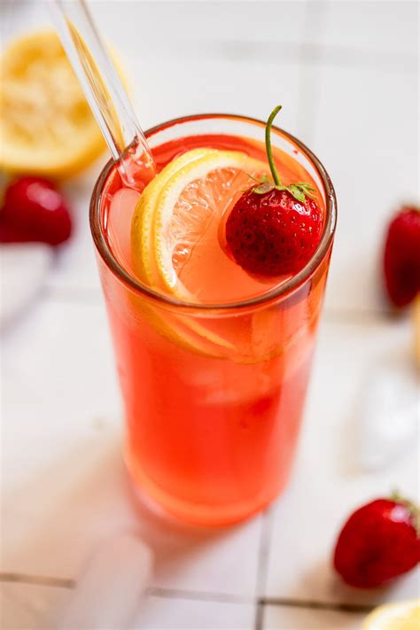 Easy Strawberry Lemonade Without A Blender Fork In The Kitchen