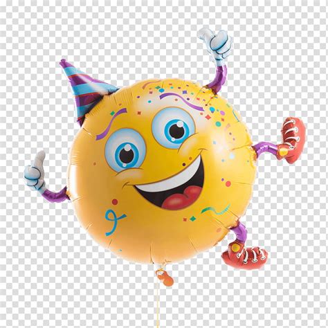 Happy Birthday Smiley Balloon Emoticon Party Emoji Qualatex The Best