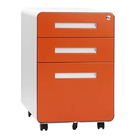 3 Drawer Filing Cabinet With Lock Metal Rolling File Cabinet With Anti