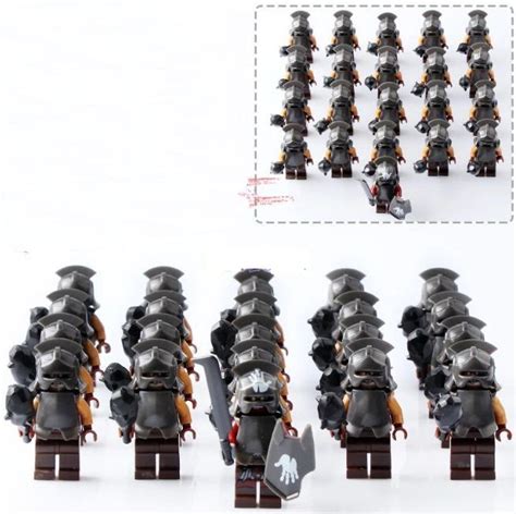 Lord Of The Rings Uruk Hai Mordor Orcs Army Of Lord Sauron Compatible Lego