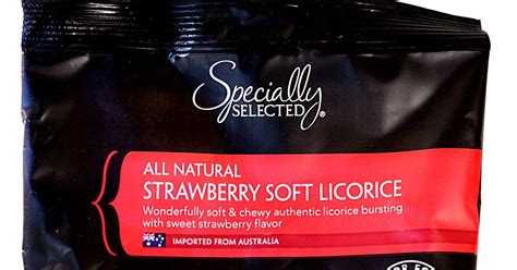 Sometimes Foodie Specially Selected Strawberry Soft Licorice Aldi