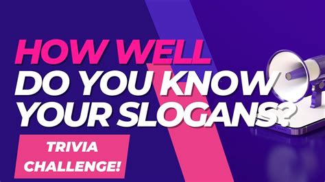 Can You Name That Company Slogan Trivia Challenge Youtube