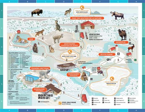 Plan Du Site Fr Hiver 2018 2019 Zoo Sauvage De Saint Félicien