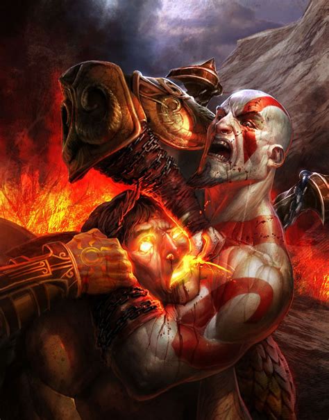 God Of War Iii Kratos And Helios Kratos God Of War Deus