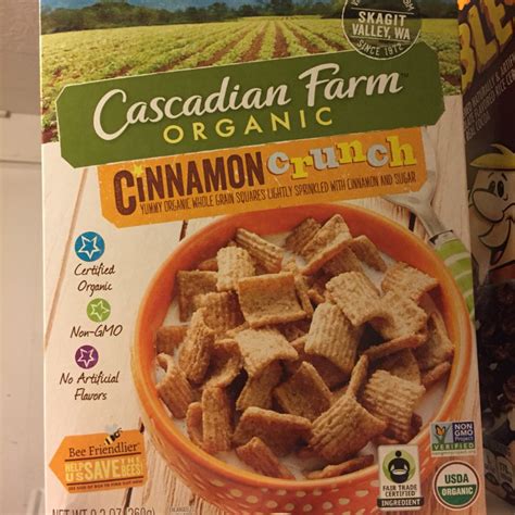 Cascadian Farm Organic Cinnamon Crunch Cereal Reviews 2019
