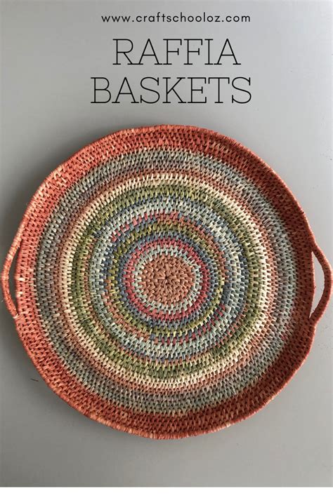How To Weave A Basket Using Raffia Or Fabric Make Your Own Artofit