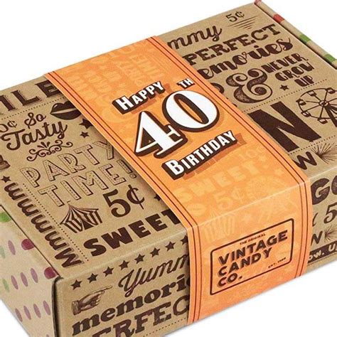 Check spelling or type a new query. 40th Birthday Retro Candy Box - This Year's Best Gift Ideas