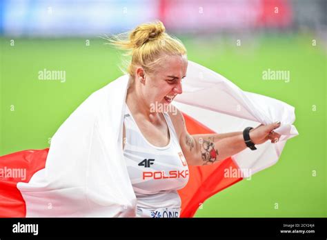 Joanna Fiodorow Poland Hammer Throw Women Silver Medal Iaaf World
