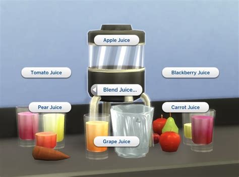 Mod The Sims Juice Blender Blender Electronic Juice Mod Sims