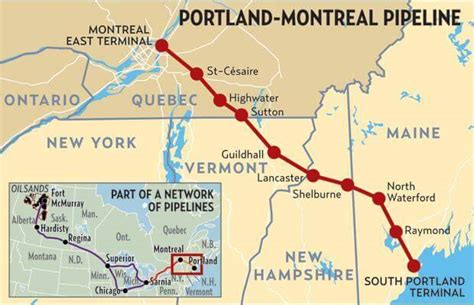 West Shore Pipeline Map