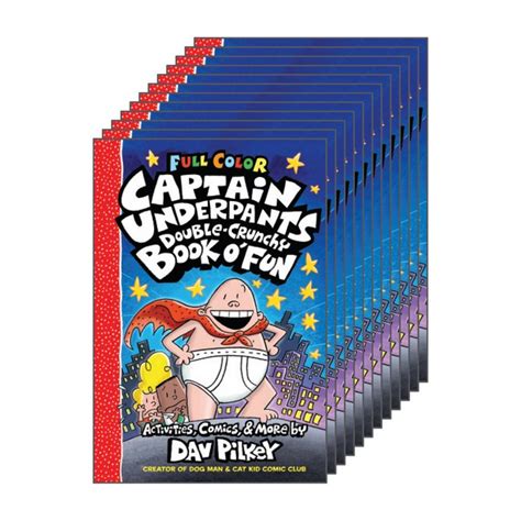 Captain Underpants Double Crunchy Book Ofun 12 Copy Stock Pack Readline Books