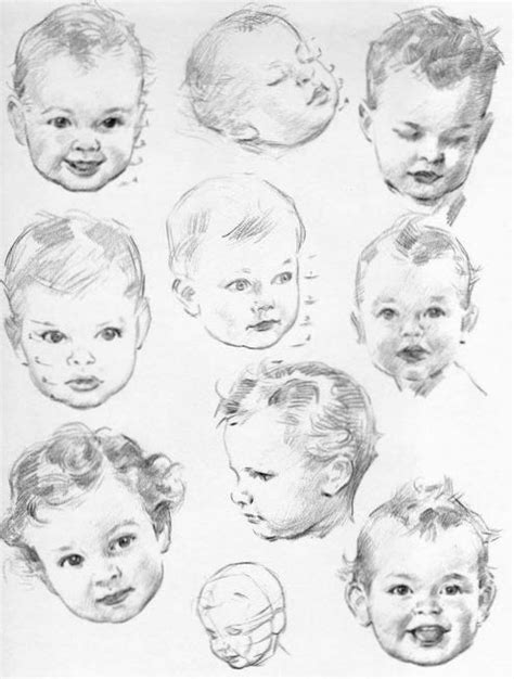How To Draw Baby And Toddlers Heads In The Correct Proportions