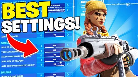 The BEST Settings For Beginner Keyboard And Mouse Players In Fortnite