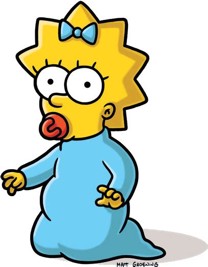 Download And Share Clipart About Maggie Simpson Cute Maggie Simpson Maggie From The Simpsons