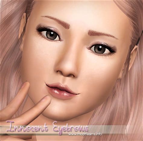 my sims 3 blog innocent thin shaped eyebrows for females by elexis