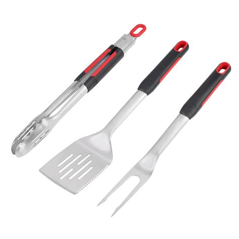 3pcs Bbq Accessories Stainless Steel Grill Tools Set Premium Barbecue